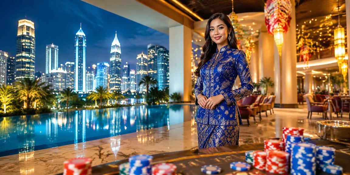 Pengguna kk8 di Petaling Jaya mendaftar untuk bonus loteri berbaju kurung melalui telefon pintar